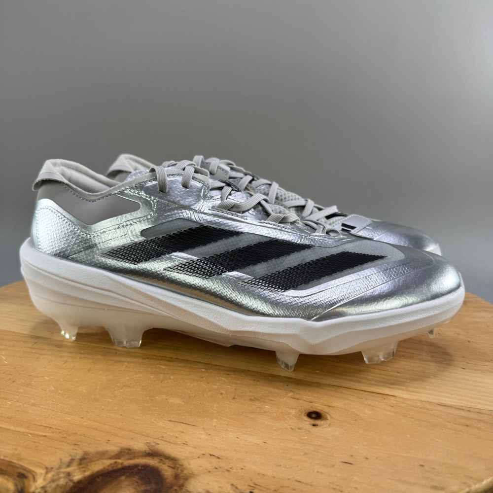Adidas Adizero Impact TPU Men's Size 10.5 Baseball Cleats Silver / Gray NEW